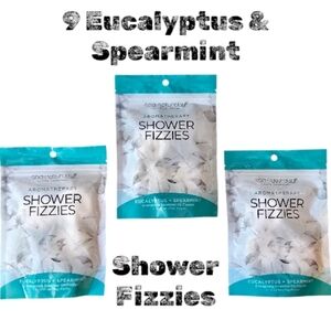 9 Pack Eucalyptus & Spearmint Shower Fizzies